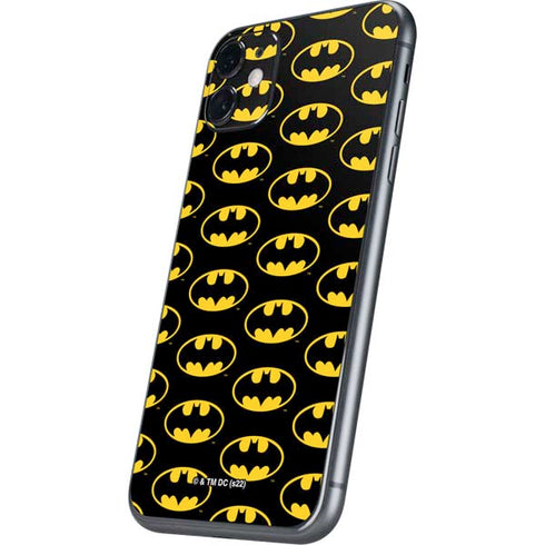 DC Comics Batman Logo Pattern iPhone 11 Skin